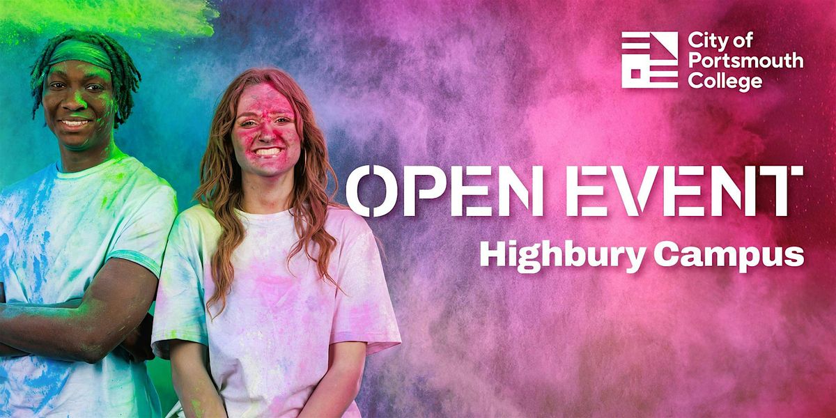 City of Portsmouth College Open Event (Highbury Campus), 11 February | Event in Cosham | AllEvents