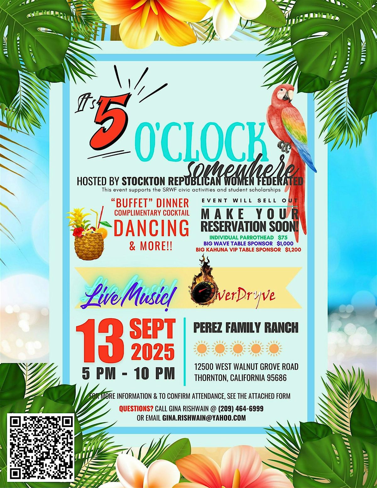 It's 5 O'CLOCK somewhere, 13 September | Event in Lodi | AllEvents