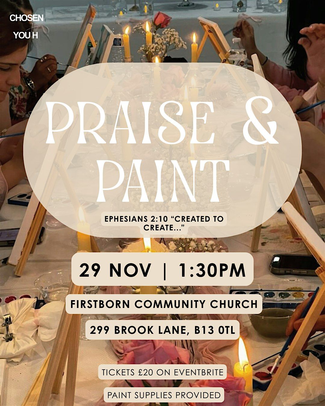 Praise And Paint, 29 November | Event in Birmingham | AllEvents