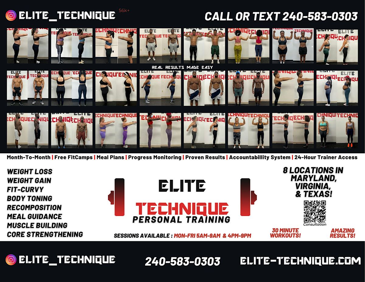 CLINTON, MD ELITE TECHNIQUE FIT CAMP | Event in Clinton | AllEvents