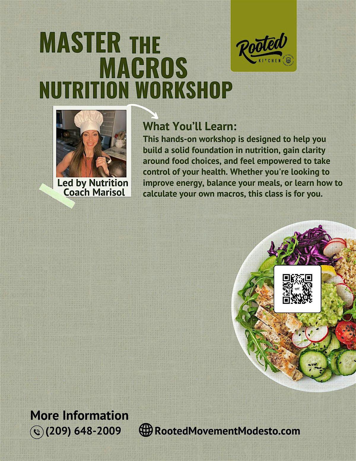 Master the Macros: Nutrition Workshop Led by Nutrition Coach Marisol, 26 July | Event in Modesto | AllEvents
