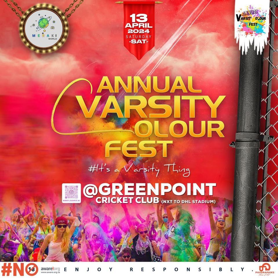 Varsity Colour Fest , Greenpoint Stadium , GreenPoint, Cape Town, April