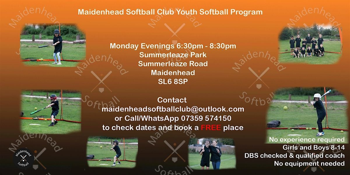 Autumn/Winter Junior Softball Sessions 8-14yr, 6 October | Event in Maidenhead | AllEvents