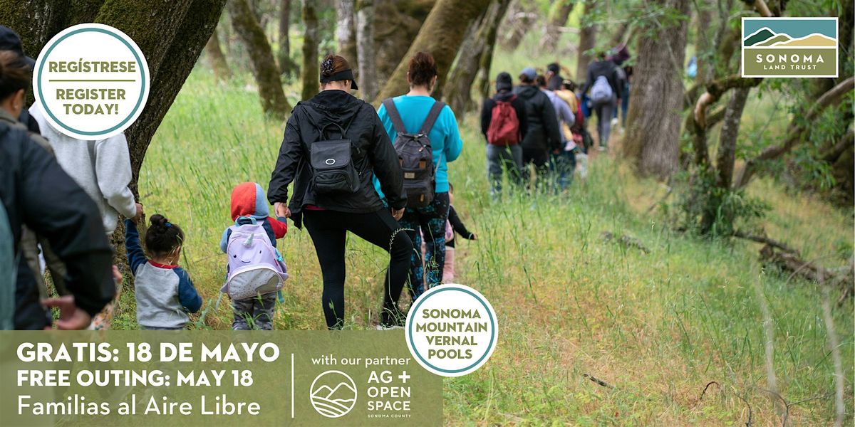 Familias al Aire Libre en Sonoma Mountain Vernal Pools  5-18-25, 18 May | Event in Santa Rosa | AllEvents