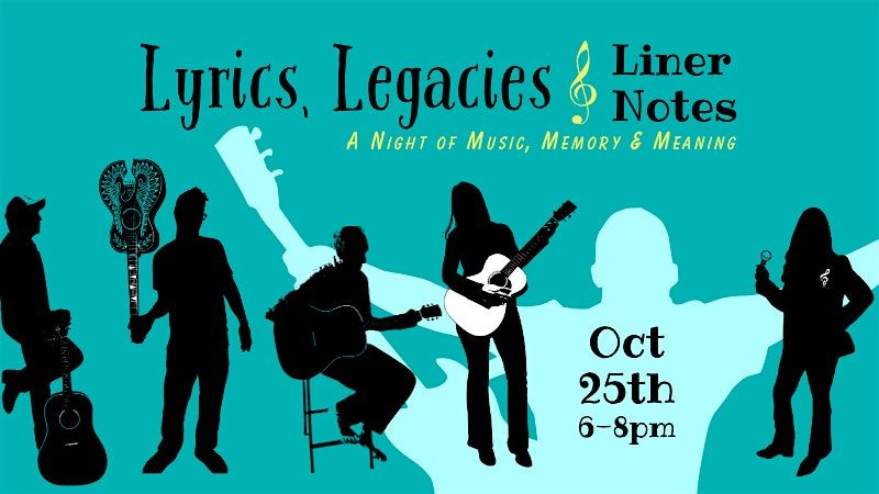 Lyrics, Legacies & Liner Notes, 25 October | Event in Eliot | AllEvents