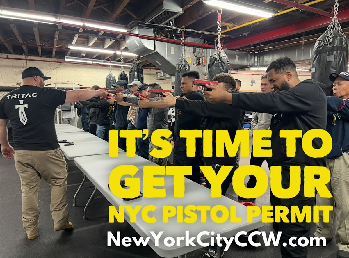 NYPD Pistol Permit 16 Hour CCW  Course w/ 2 Hour Live Fire Sept 6 & 7, 6 September | Event in Woodhaven