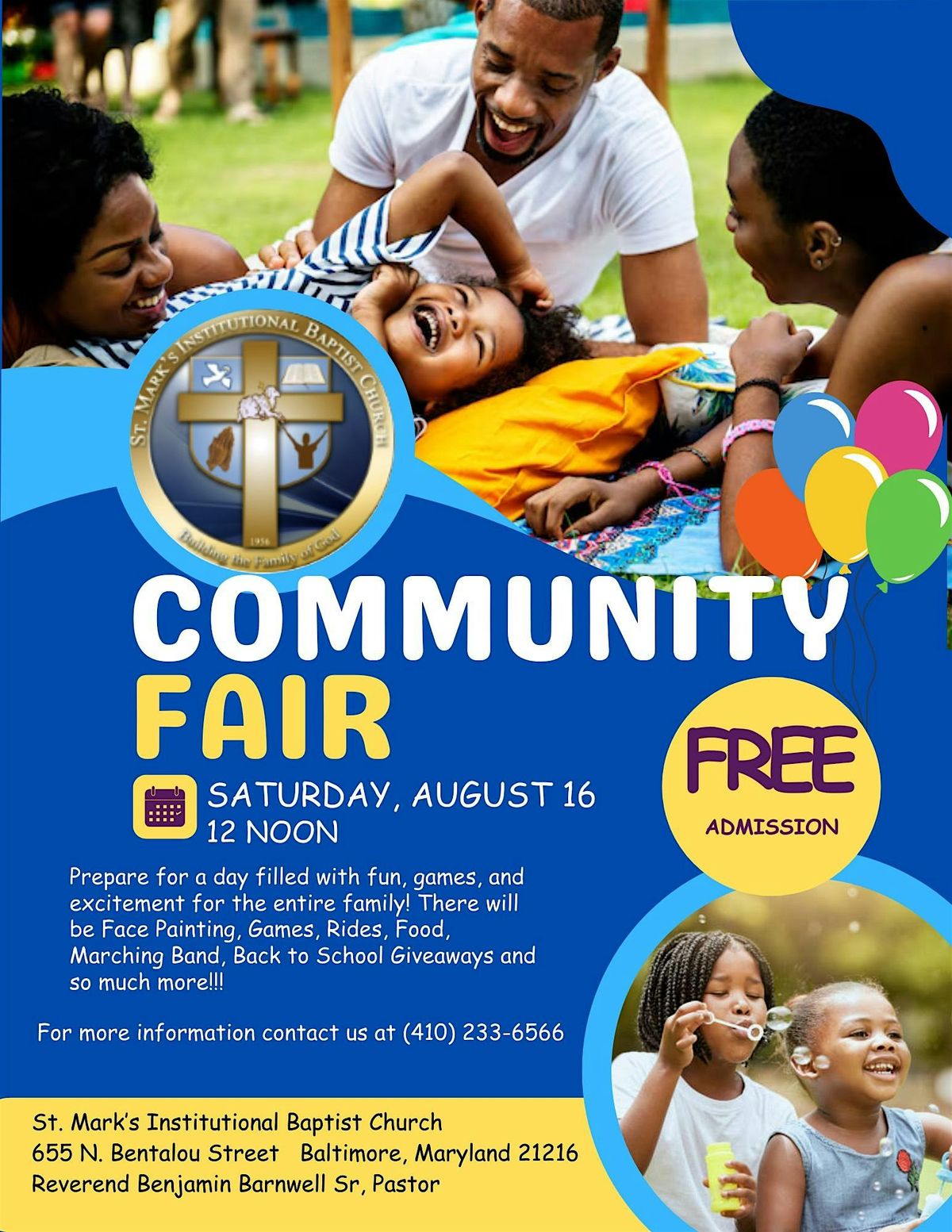 Community Fair, 16 August | Event in Baltimore | AllEvents