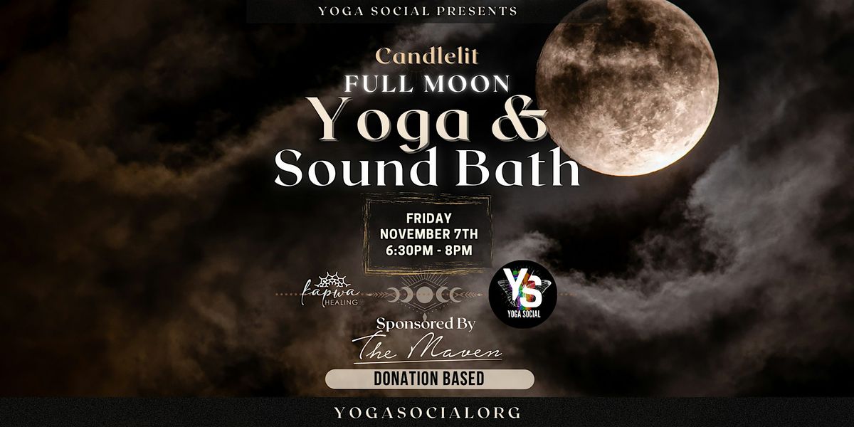 Full Moon Candlelit Sound Bath & Yoga at The Maven Hotel in the Dairy Block | Event in Denver | AllEvents