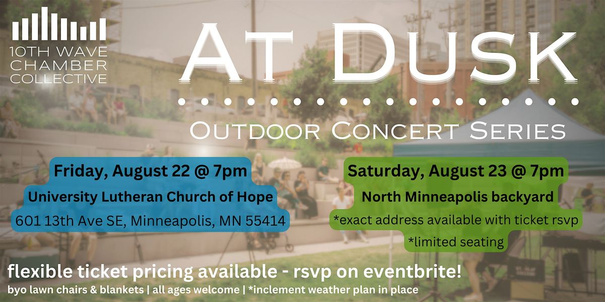 At Dusk 2025, 23 August | Event in Minneapolis | AllEvents