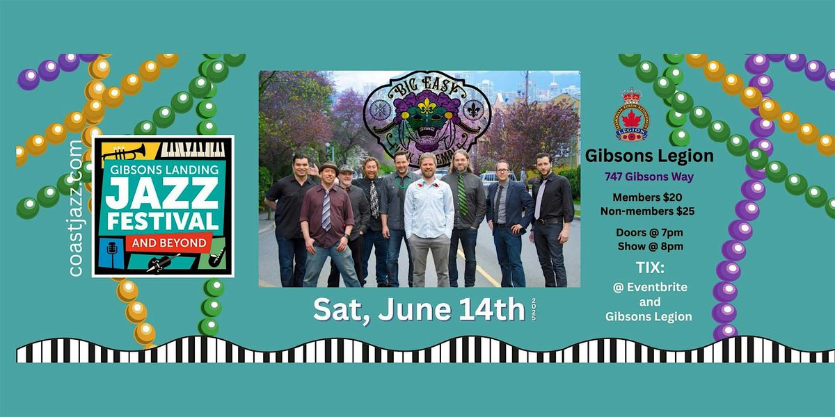 Big Easy Funk Ensemble (BEFE), 14 June | Event in Gibsons | AllEvents