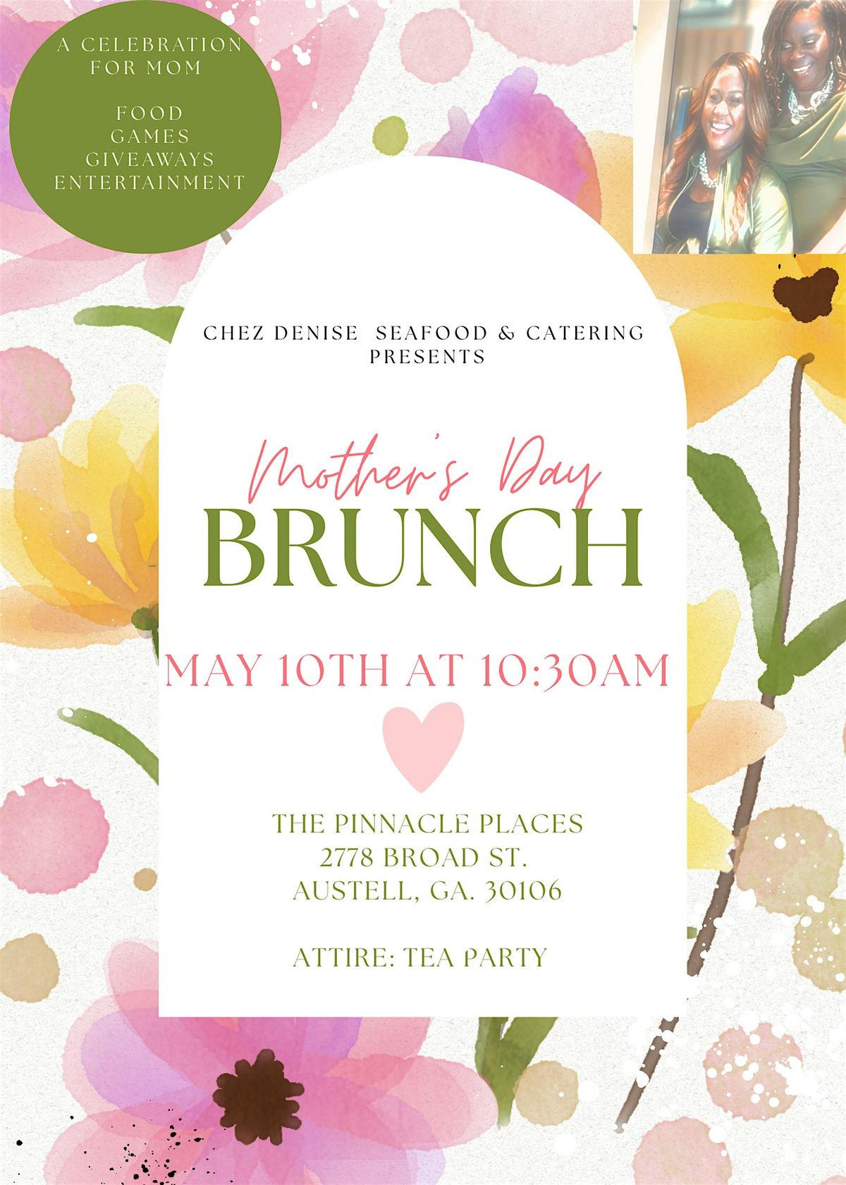 Chez Denise Seafood & Catering Mother’s Day Brunch, 10 May | Event in Austell | AllEvents