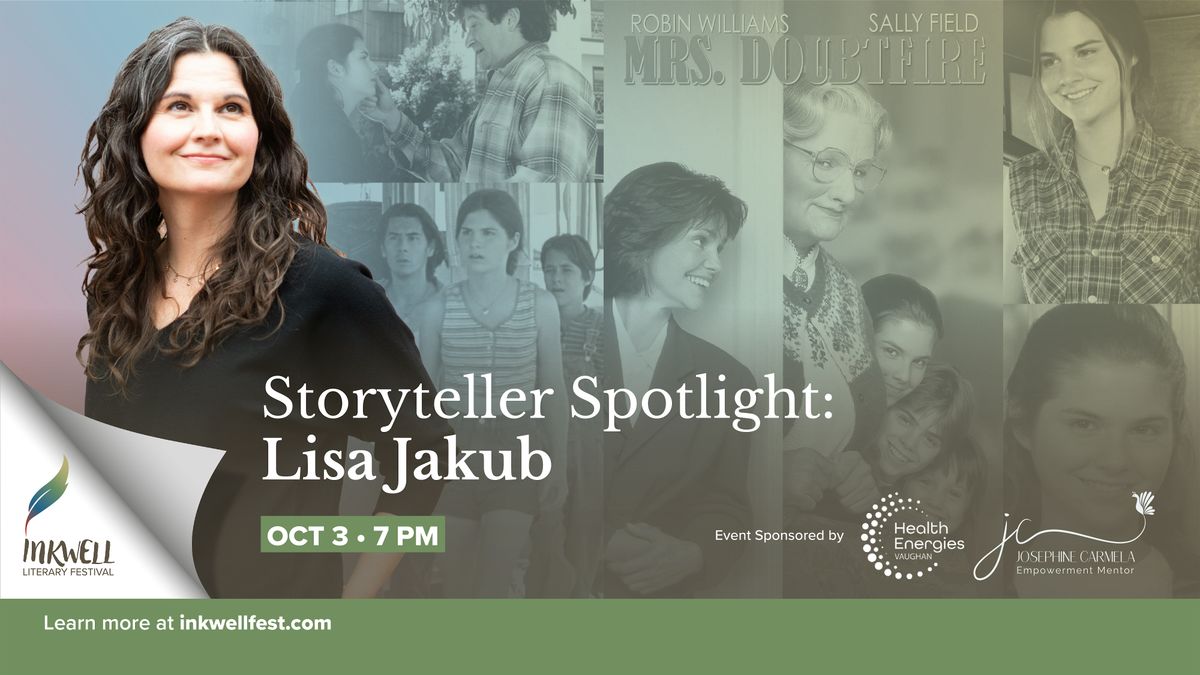 Storyteller Spotlight: Lisa Jakub, 3 October | Event in Vaughan | AllEvents