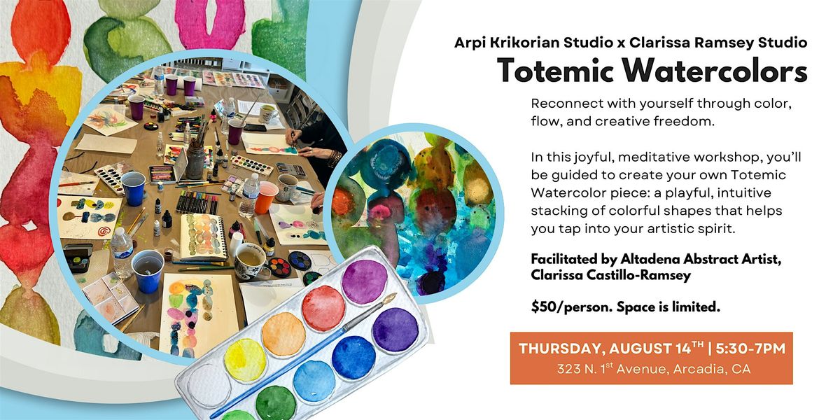 Calming Totemic Watercolors, 14 August | Event in Arcadia | AllEvents