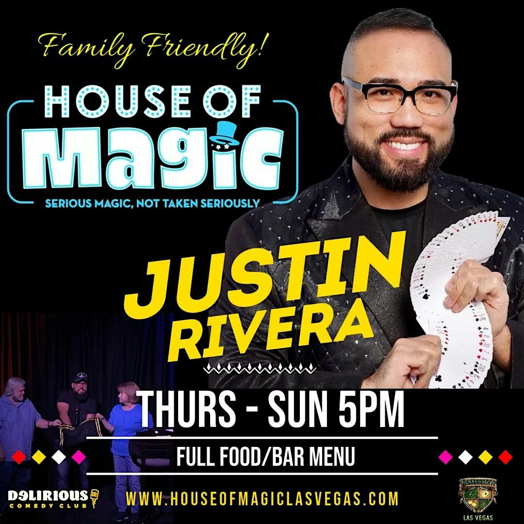 House Of Magic Presents Justin Rivera, 5 June | Event in Las Vegas | AllEvents