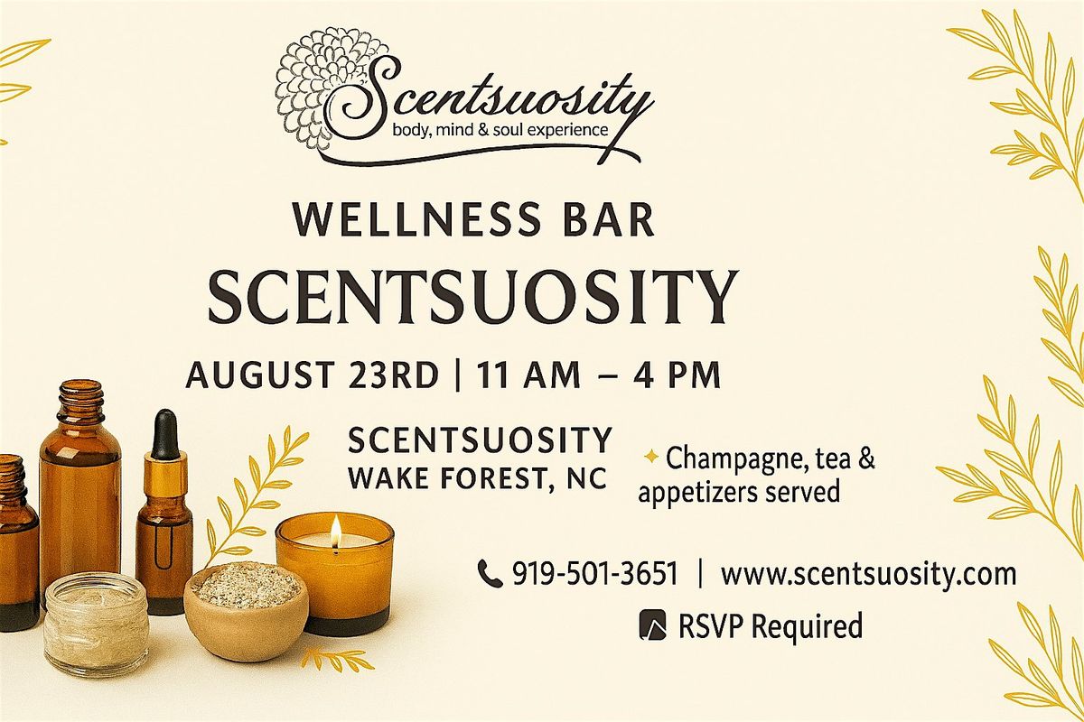 Scentsuosity Wellness Bar, 23 August | Event in Wake Forest | AllEvents