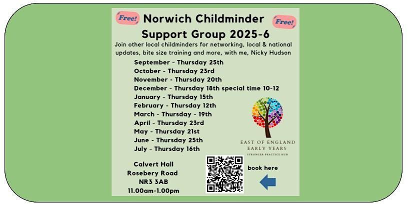 Norwich Childminder Network JANUARY 2026, 15 January | Event in Norwich | AllEvents