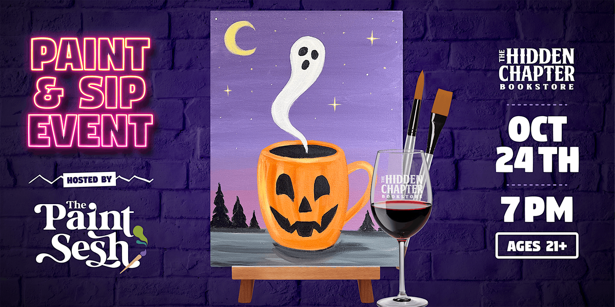 “Ghost Roast” Halloween Paint & Sip Painting Event in Fort Thomas, KY, 24 October | Event in Fort Thomas