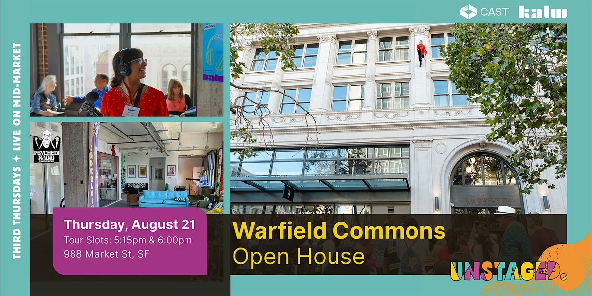 Warfield Commons Open House, 21 August | Event in San Francisco | AllEvents