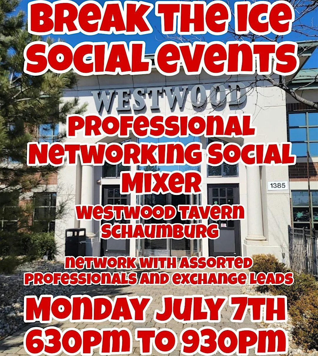 Professional Networking Social Mixer Schaumburg Westwood Tavern, 7 July | Event in Schaumburg | AllEvents