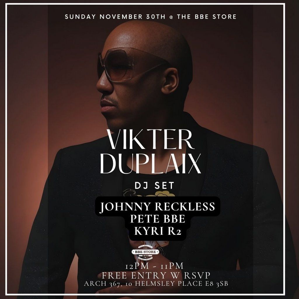 Vikter Duplaix returns to The BBE Store | Event in London | AllEvents