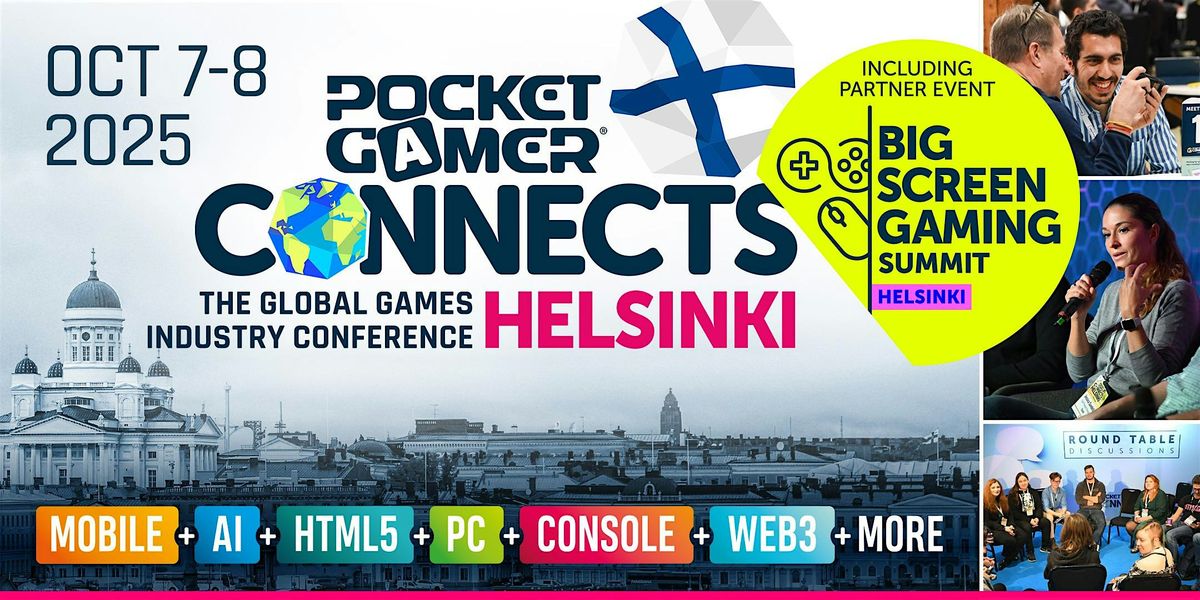 Pocket Gamer Connects Helsinki 2025, 7 October | Event in Helsinki | AllEvents