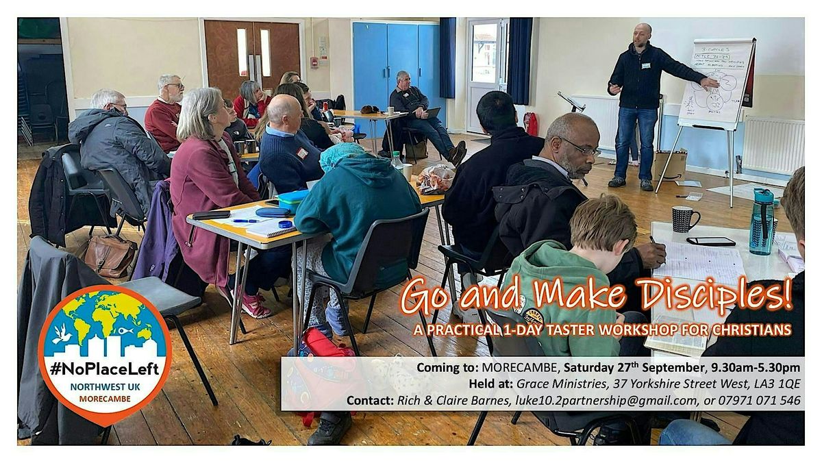 Free 1-Day Discipleship Training Workshop, 27 September | Event in Morecambe | AllEvents