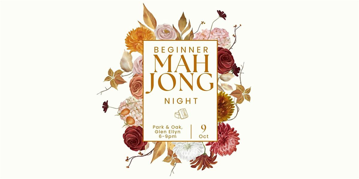 Beginner Mahjong and Wine Night, 9 October | Event in Glen Ellyn | AllEvents