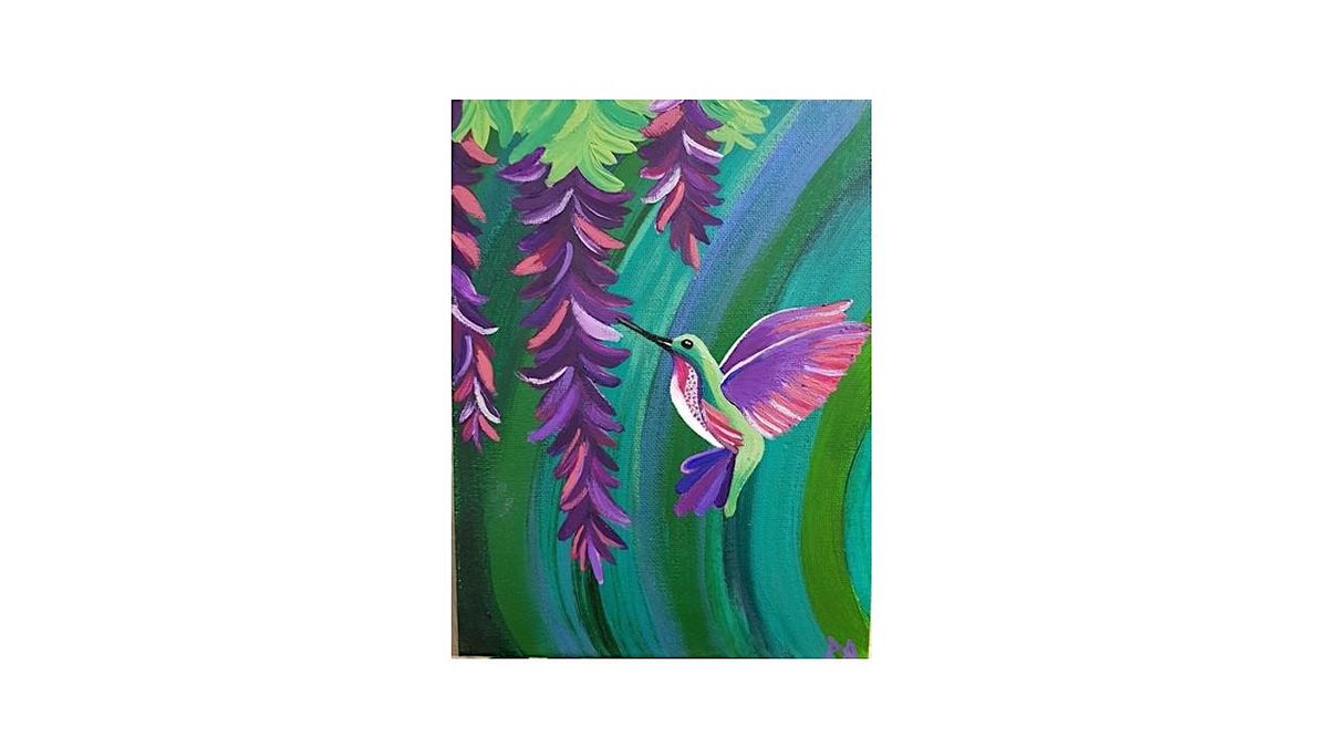 Paint & Sip - Vibrant Hummingbird, 25 June | Event in Bridgewater | AllEvents