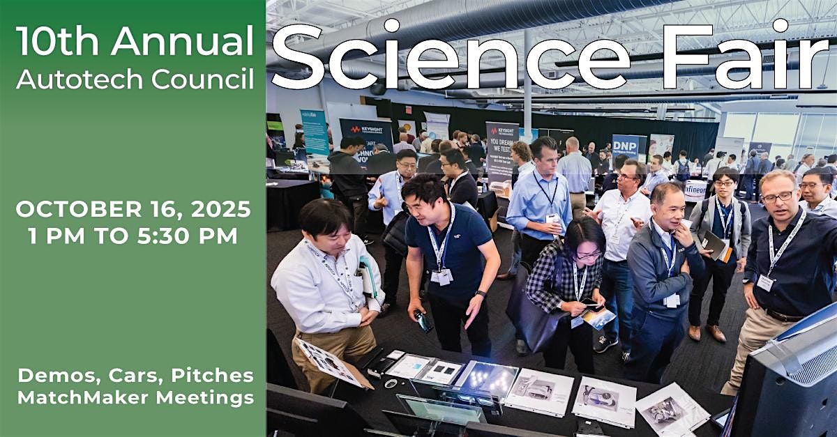 Autotech Science Fair - Demo Day & Expo, 16 October | Event in Palo Alto | AllEvents