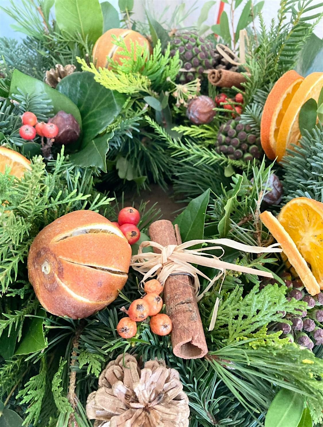 Fresh Foliage  Wreath Making Class with The Flower Barn Tutorial, 5 December | Event in Worthing | AllEvents