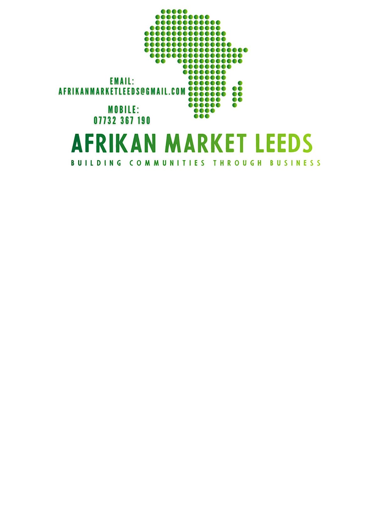 Afrikan Market Leeds - Leeds West Indian Centre, 13 December | Event in Leeds | AllEvents