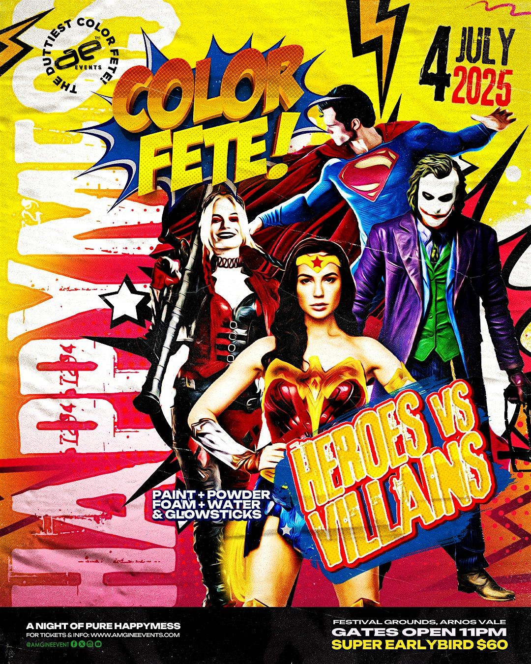 HAPPYMESS Color Fete - VincyMas 2025, 4 July | Event in Kingstown | AllEvents
