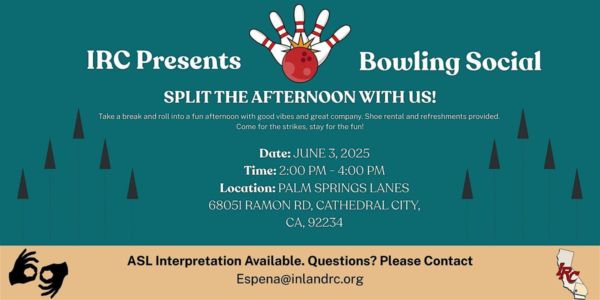 Bowling Social: Split the Afternoon With Us!, 3 June | Event in Cathedral City | AllEvents