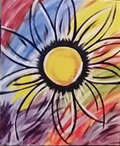 Paint with Ashley Blake “ Psychedelic Flower” Paint Night, 30 July | Event in Springfield | AllEvents