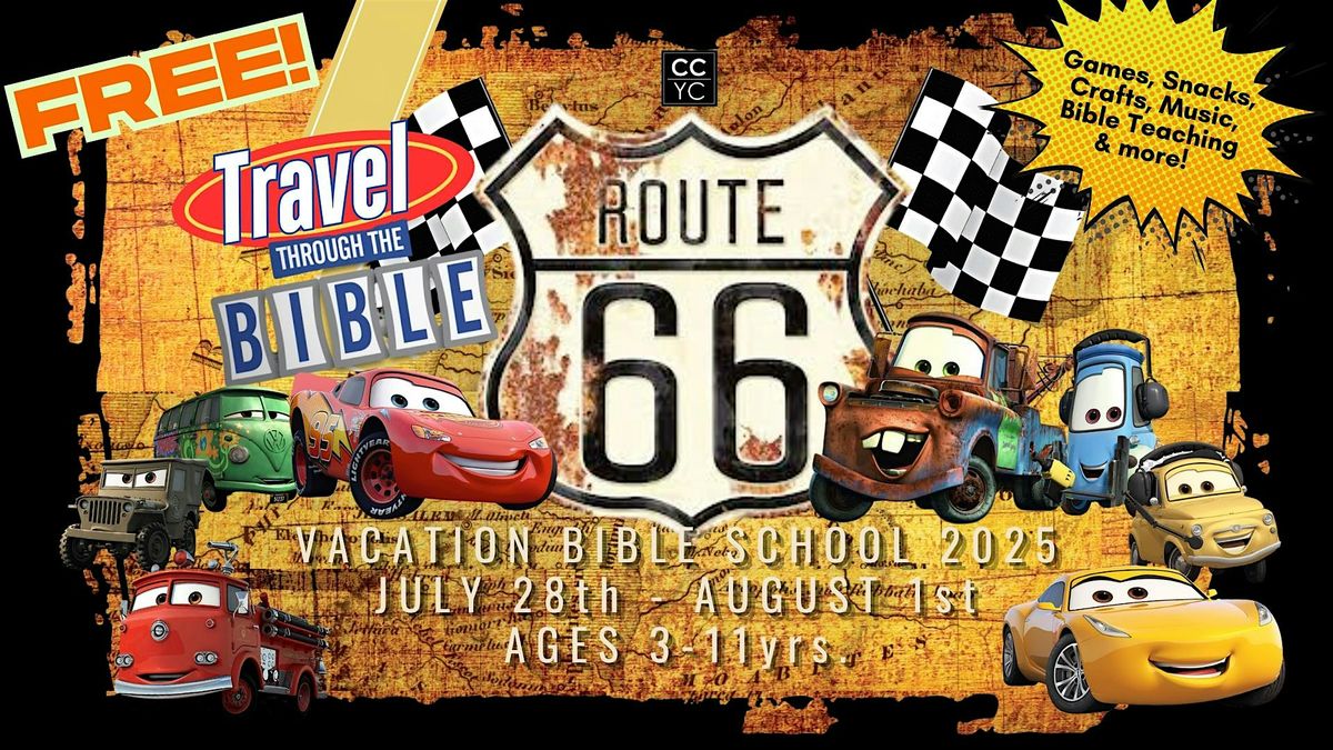 CARS "ROUTE 66" CCYC VBS 2025, 28 July | Event in Yuba City | AllEvents