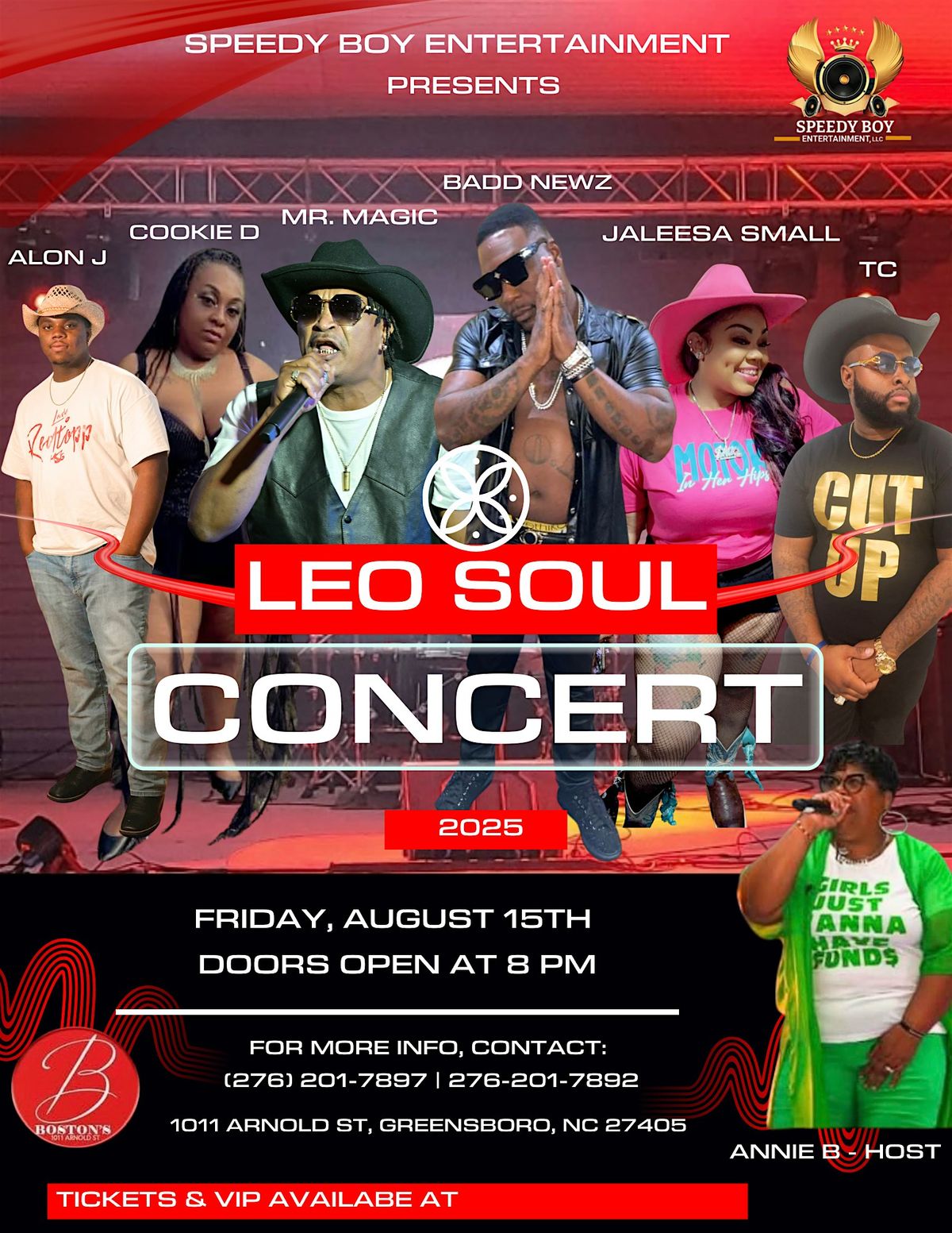 2025 Leo Southern Soul Concert, 15 August | Event in Greensboro | AllEvents