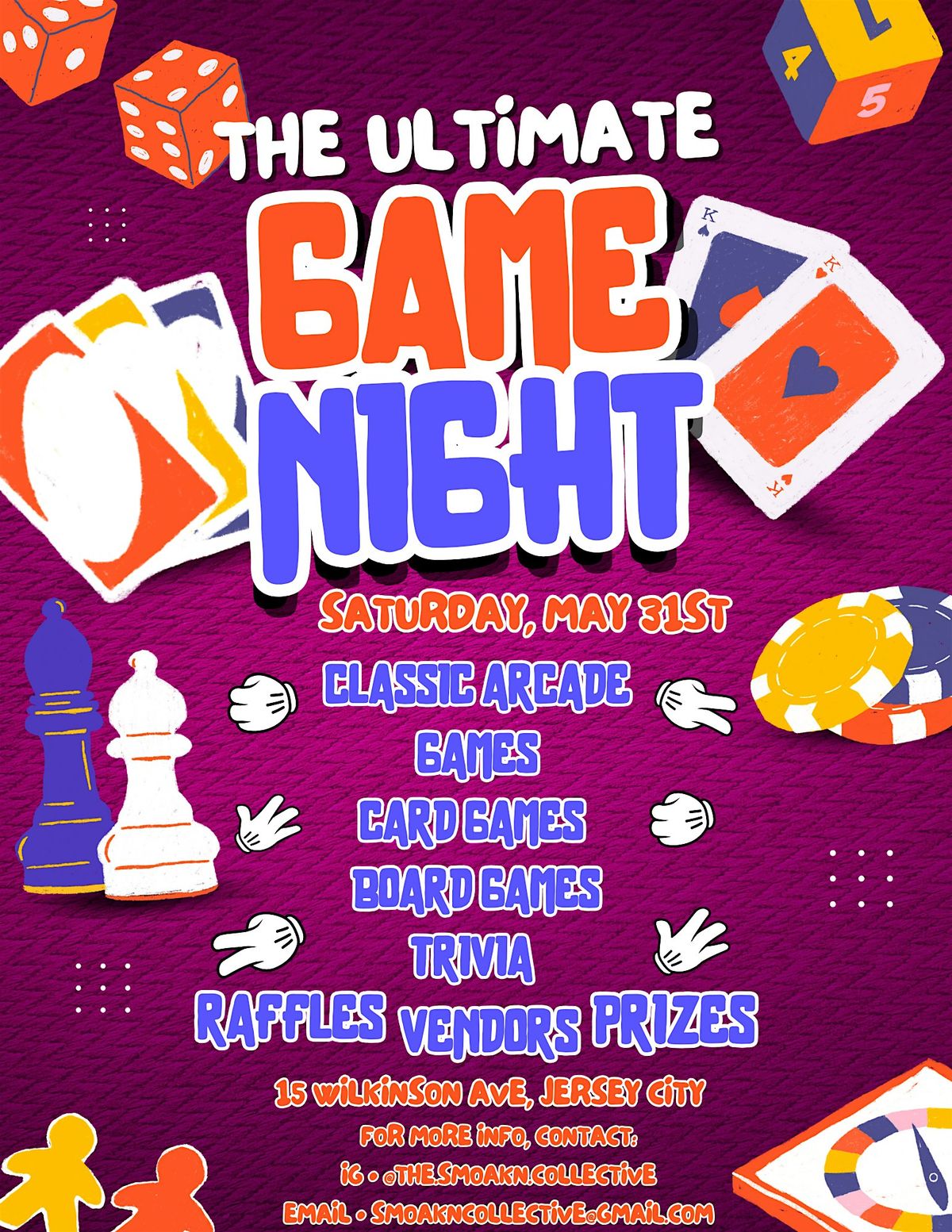 The Ultimate Game Night Vol.3, 31 May | Event in Jersey City | AllEvents