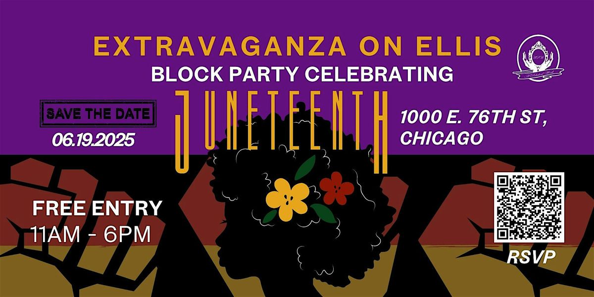 Juneteenth Extravaganza on Ellis 2025!, 19 June | Event in Chicago | AllEvents
