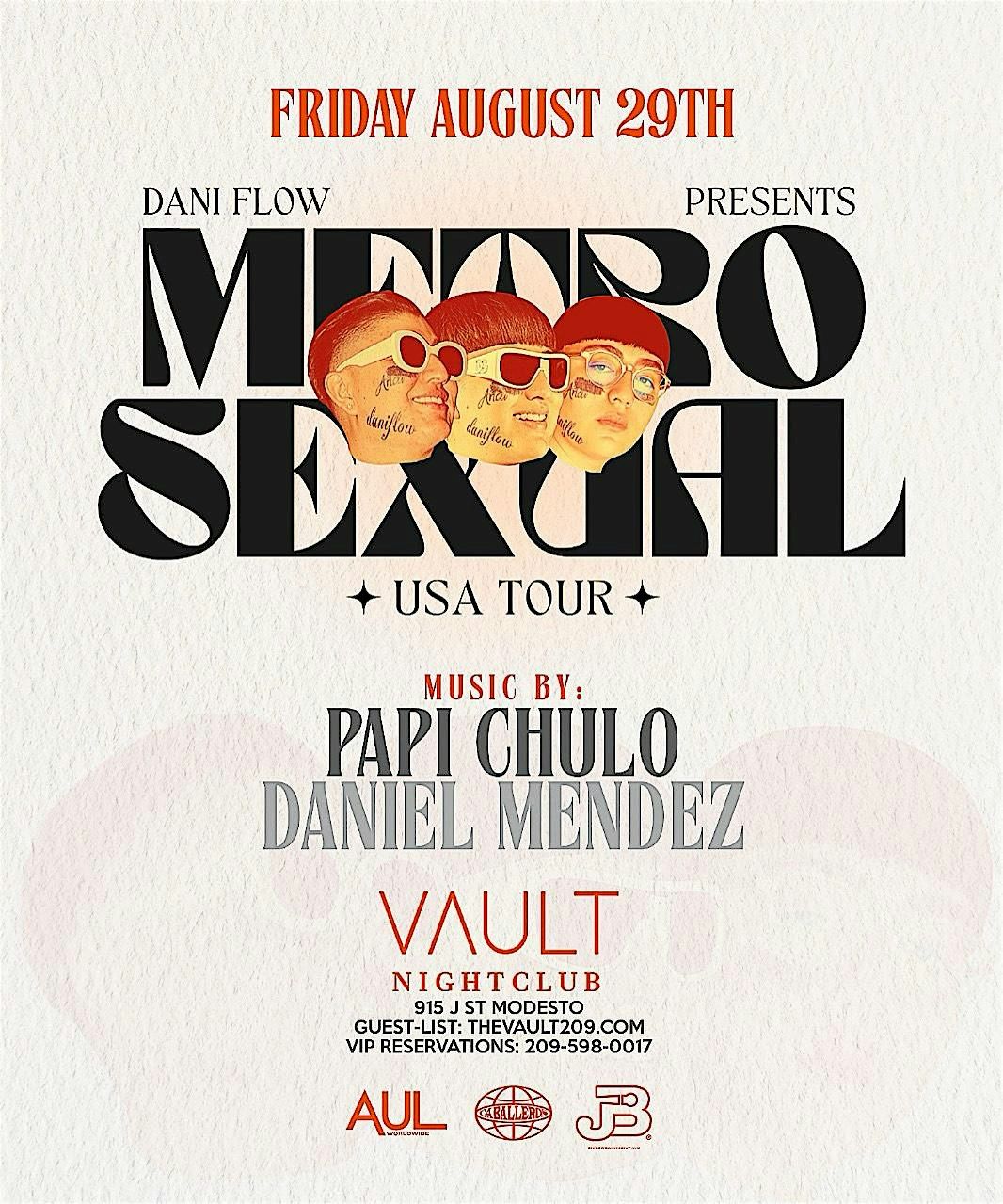 Dani Flow LIVE @ Vault Nightclub, 29 August | Event in Modesto | AllEvents