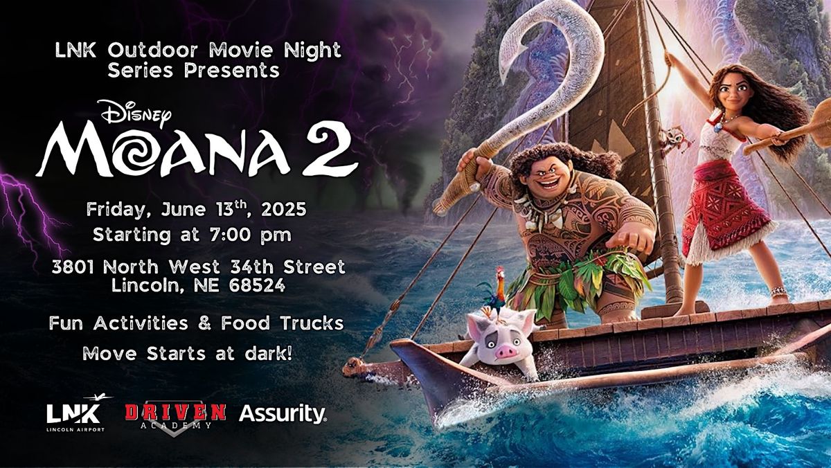 LNK Outdoor Movie Night: Moana 2, 13 June | Event in Lincoln | AllEvents