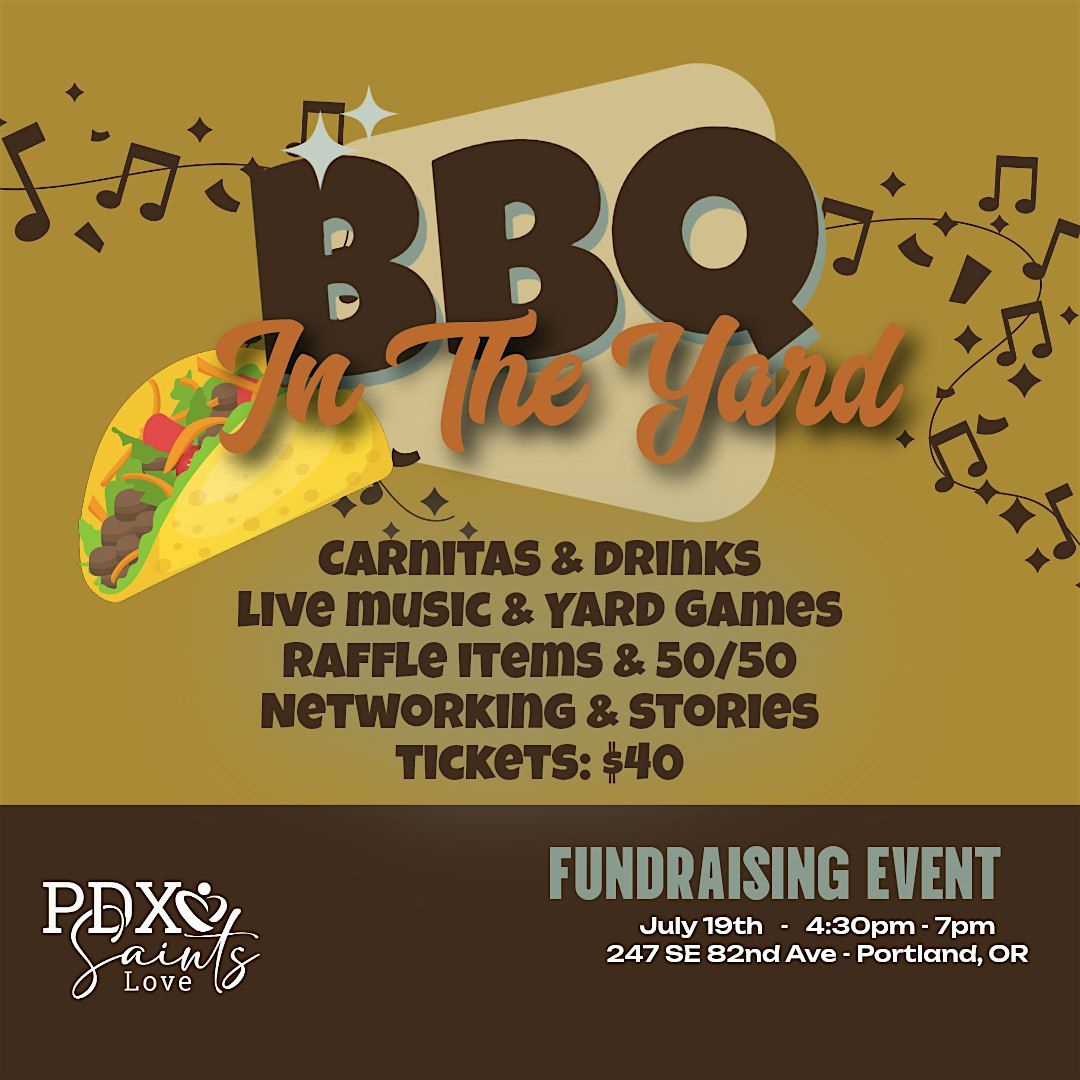 Join us for our annual BBQ in the Yard with PDX Saints Love, 9 August | Event in Portland | AllEvents