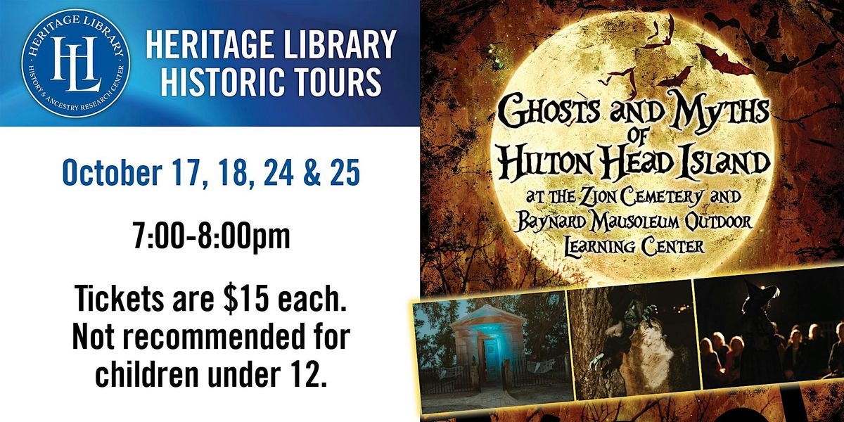 2025 Ghosts and Myths of Hilton Head Island, 17 October | Event in Hilton Head Island | AllEvents