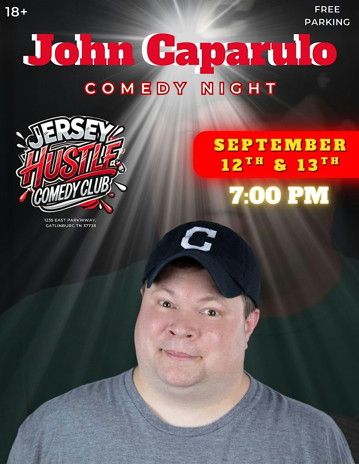 John Caparulo Comedy LIVE @ Jersey Hustle Comedy Club, 12 September | Event in Gatlinburg | AllEvents