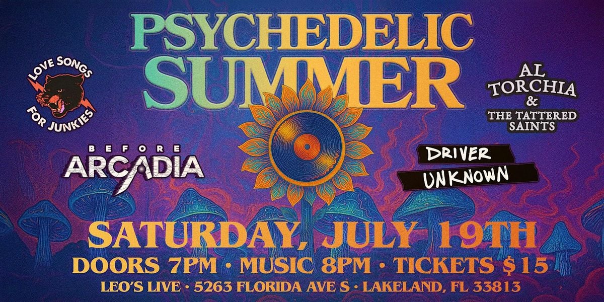 Psychedelic Summer Rock Fest, 19 July | Event in Lakeland | AllEvents