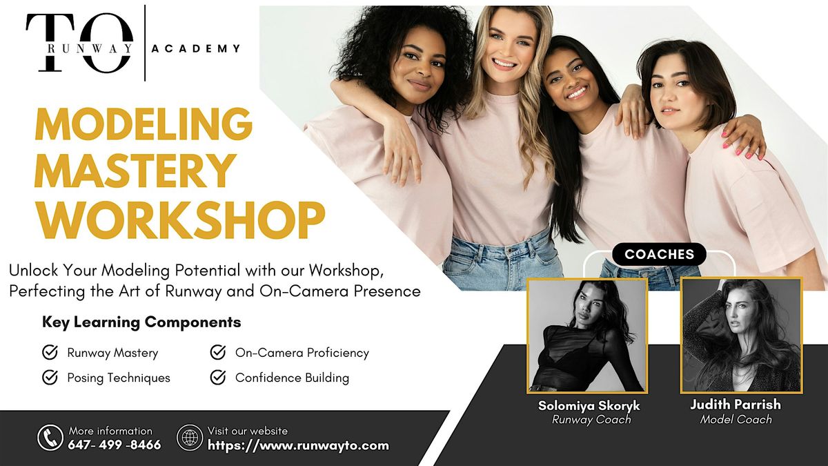 Model Mastery Workshop, 5 October | Event in Toronto | AllEvents