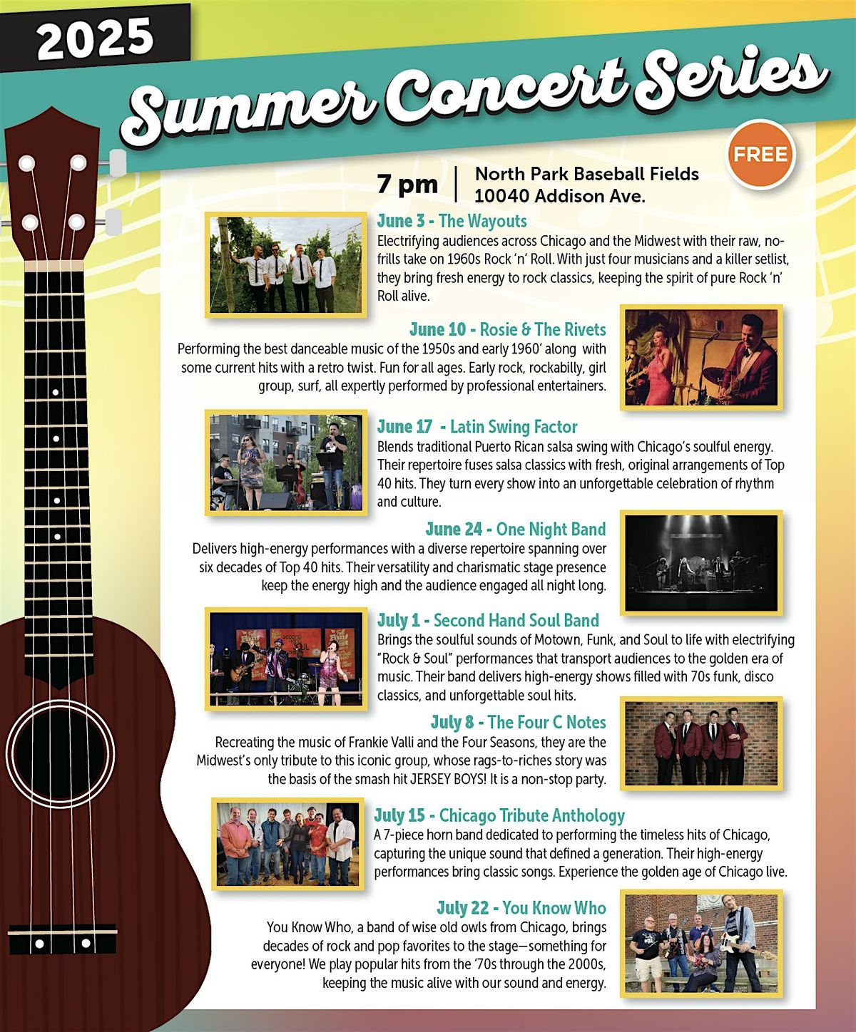 Summer Concert - The Four C Notes, 8 July | Event in Franklin Park | AllEvents