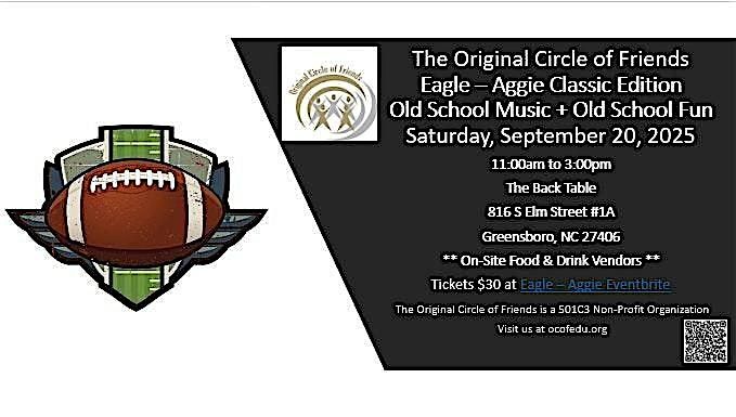 EAGLE-AGGIE CLASSIC SCHOLARSHIP FUNDRAISER - Hosted by T0C0F, Inc., 20 September | Event in Greensboro | AllEvents