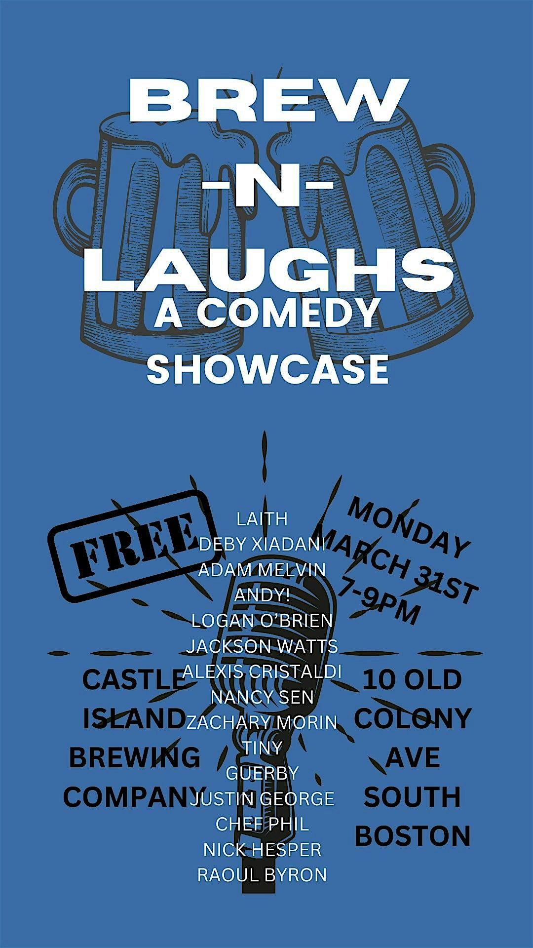 Brew-N-Laughs | Event in Boston | AllEvents