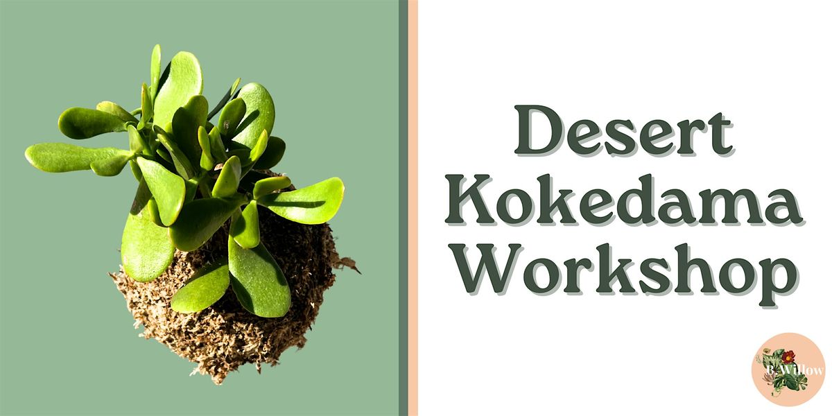 Desert Kokedama Workshop, 29 October | Event in Baltimore | AllEvents