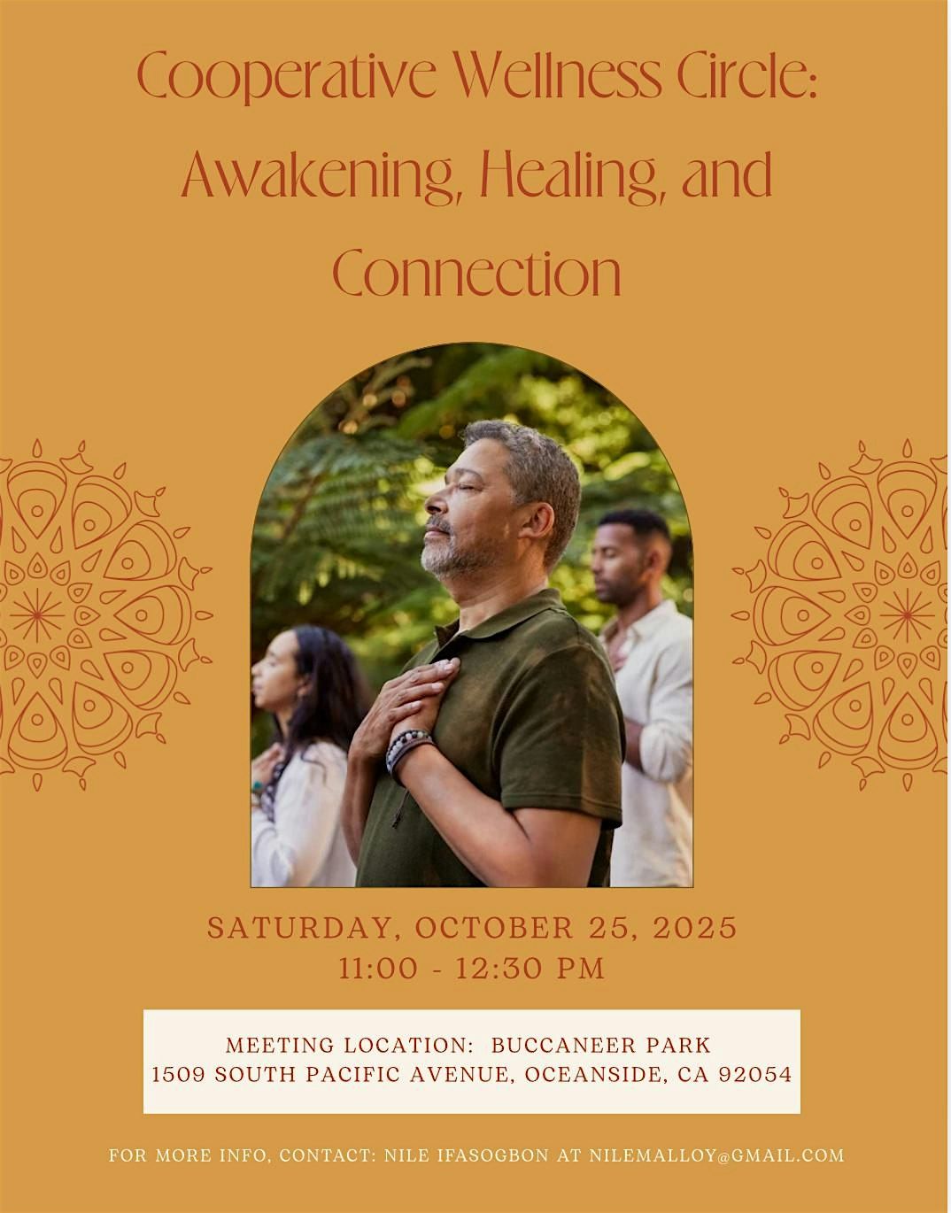 Cooperative Wellness Circle: Awakening, Healing, and Connection, 25 October | Event in Oceanside | AllEvents